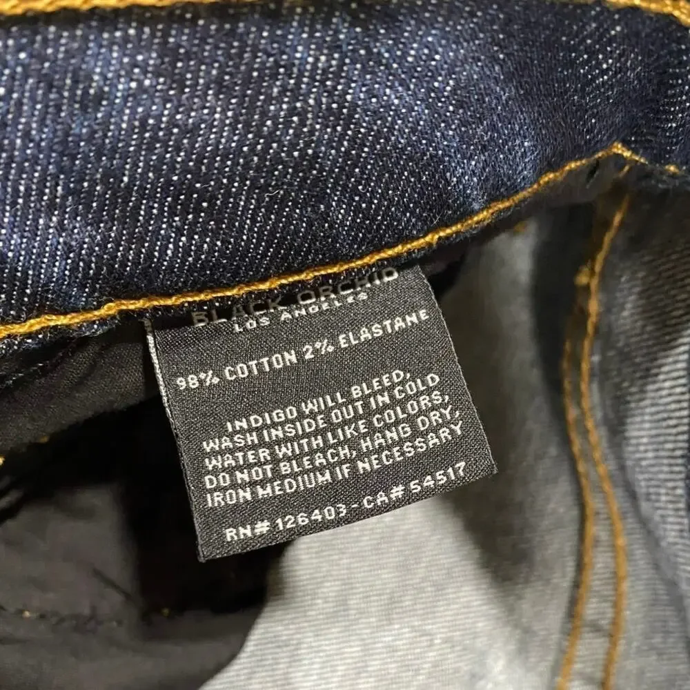 NWT Black Orchid Vintage Rehab Dark Italian Denim